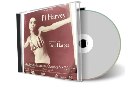Front cover artwork of Pj Harvey 1995-10-05 CD Boulder Audience