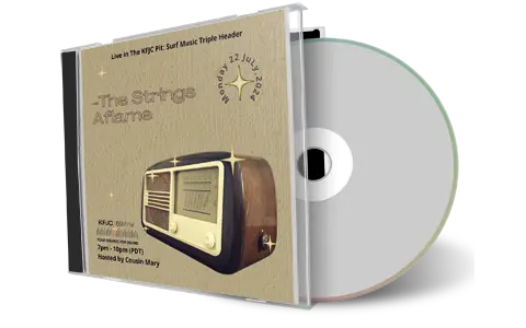 Front cover artwork of Strings Aflame 2024-07-22 CD Los Altos Hills Soundboard