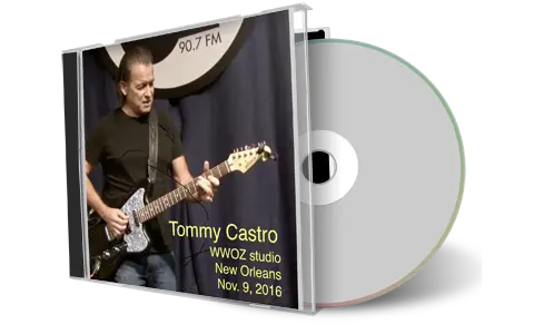 Front cover artwork of Tommy Castro 2016-11-09 CD New Orleans Soundboard