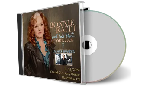 Front cover artwork of Bonnie Raitt 2024-11-11 CD Nashville Audience