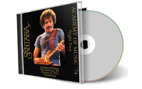 Front cover artwork of Carlos Santana 1974-10-12 CD New York City Soundboard
