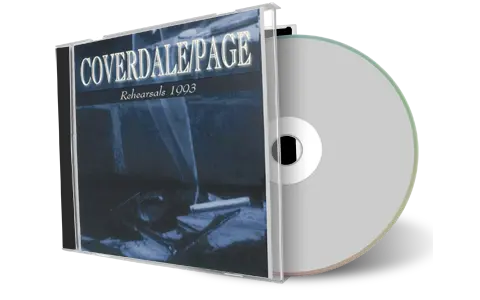 Front cover artwork of Coverdale Page Compilation CD The Rehearsals 1993 Audience
