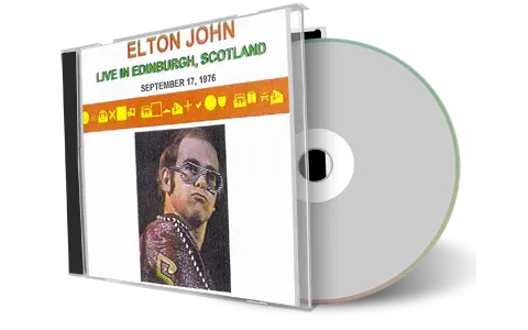 Front cover artwork of Elton John 1976-09-17 CD Edinburgh Soundboard