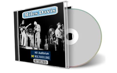Front cover artwork of Miles Davis 1981-09-19 CD Ann Arbor Audience
