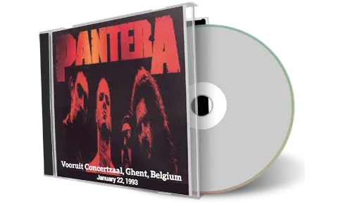 Front cover artwork of Pantera 1993-01-22 CD Ghent Audience