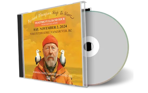 Front cover artwork of Richard Thompson 2024-11-02 CD Vancouver Audience