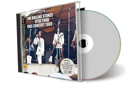 Front cover artwork of Rolling Stones Compilation CD Live At Hyde Park 1969 Soundboard