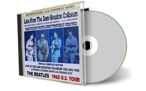 Front cover artwork of The Beatles Compilation CD Live From The Sam Houston Coliseum Soundboard