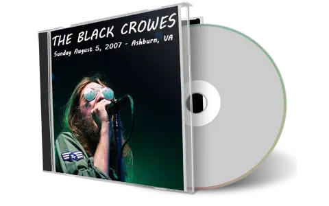 Front cover artwork of Black Crowes 2007-08-05 CD Ashburn Audience