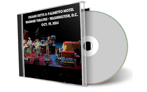 Front cover artwork of Duane Betts 2024-10-19 CD Washington Audience