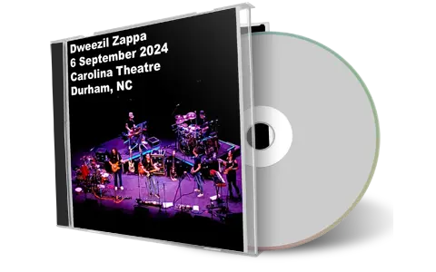 Front cover artwork of Dweezil Zappa 2024-09-06 CD Durham Audience
