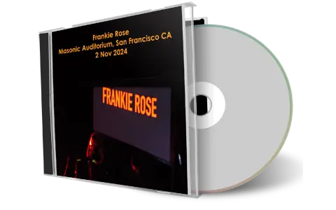 Front cover artwork of Frankie Rose 2024-11-02 CD San Francisco Audience