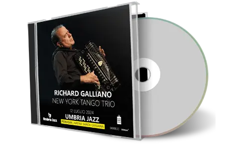 Front cover artwork of Richard Galliano 2024-07-12 CD Perugia Audience