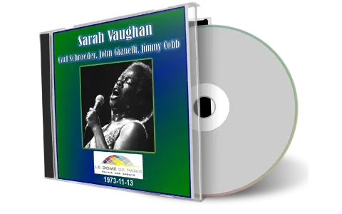 Front cover artwork of Sarah Vaughan 1973-11-13 CD Paris Soundboard
