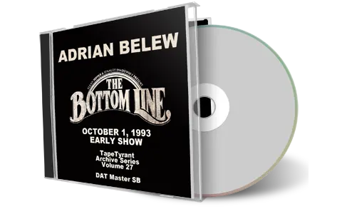 Front cover artwork of Adrian Belew 1993-10-01 CD New York City Soundboard