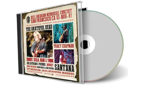 Front cover artwork of Bill Graham Memorial Concert 1991-11-03 CD San Francisco Soundboard