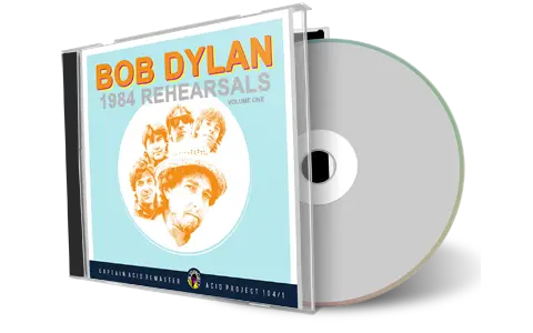 Front cover artwork of Bob Dylan Compilation CD Rehearsals 1984 Soundboard