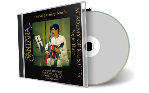 Front cover artwork of Carlos Santana 1974-10-13 CD New York City Soundboard