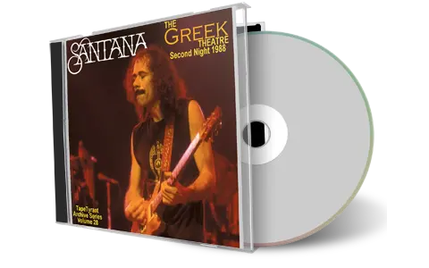 Front cover artwork of Carlos Santana 1988-09-28 CD Los Angeles Soundboard