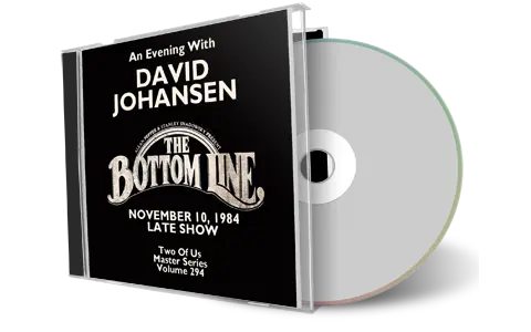 Front cover artwork of David Johansen 1984-11-10 CD New York City Audience