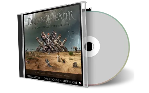 Front cover artwork of Dream Theater 2025-02-10 CD Nashville Audience