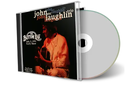 Front cover artwork of John Mclaughlin Trio 1991-07-03 CD New York City Audience