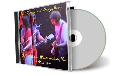 Front cover artwork of Neil Young 1991-03-01 CD Williamsburg Audience