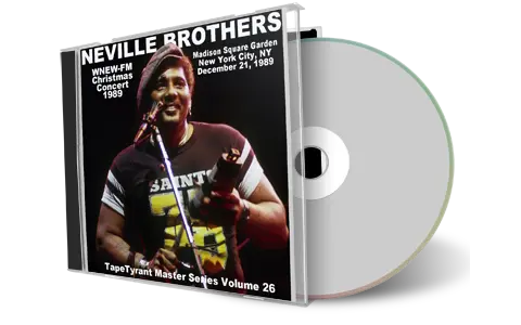 Front cover artwork of Neville Brothers 1989-12-21 CD New York City Soundboard