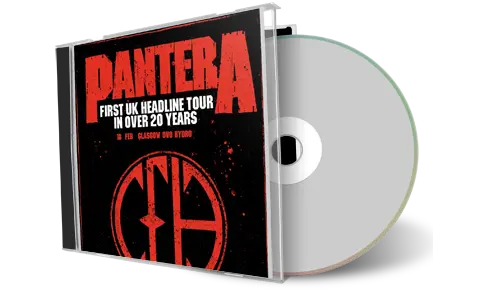Front cover artwork of Pantera 2025-02-18 CD Glasgow Audience