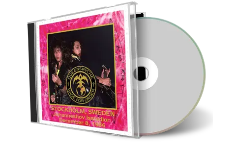Front cover artwork of Queensryche 1986-12-06 CD Stockholm Audience