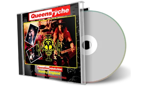 Front cover artwork of Queensryche 1988-11-07 CD Hanley Audience