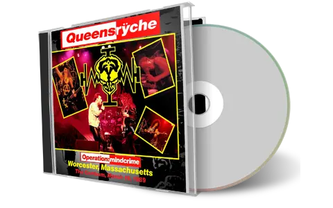 Front cover artwork of Queensryche 1989-03-16 CD Worcester Audience