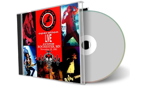 Front cover artwork of Queensryche 1991-11-19 CD Rochester Audience
