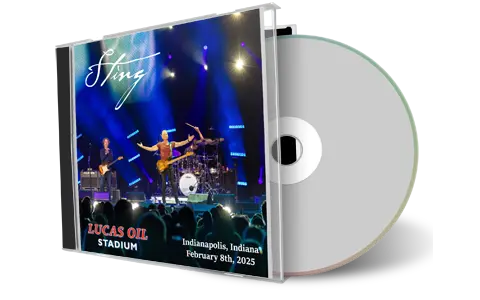 Front cover artwork of Sting 2025-02-08 CD Indianapolis Audience
