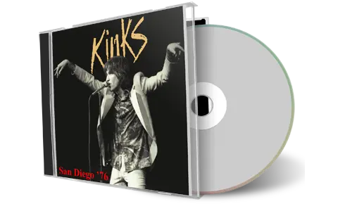 Front cover artwork of The Kinks 1976-02-11 CD San Diego Audience