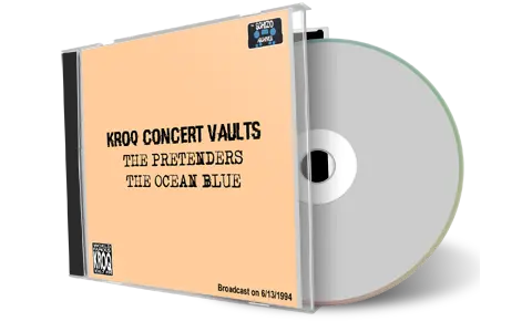 Front cover artwork of The Pretenders Compilation CD Ocean Blue Audience