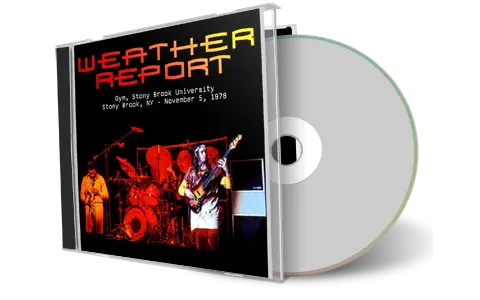 Front cover artwork of Weather Report 1978-11-05 CD Stony Brook Audience