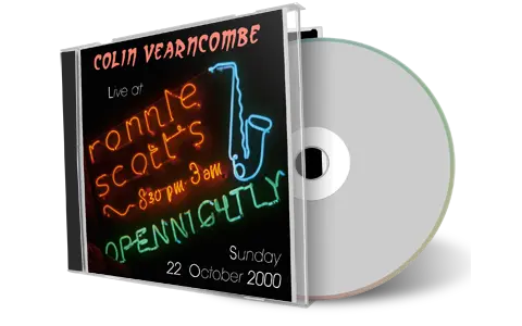Front cover artwork of Colin Vearncombe 2000-10-22 CD London Audience