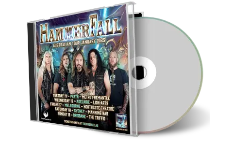 Front cover artwork of Hammerfall 2025-01-18 CD Sydney Audience