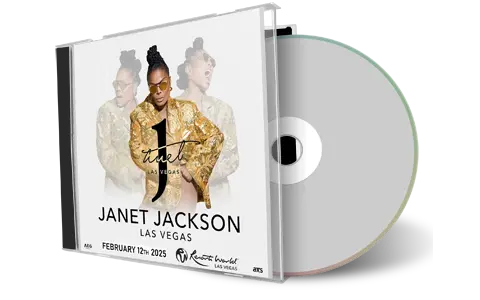 Front cover artwork of Janet Jackson 2025-02-12 CD Las Vegas Audience