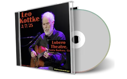 Front cover artwork of Leo Kottke 2025-02-07 CD Santa Barbara Audience