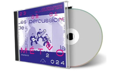 Front cover artwork of Les Percussions De La Montagne Verte 2024-08-23 CD Festival Meteo Soundboard