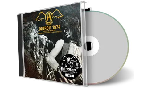 Front cover artwork of Aerosmith 1974-04-07 CD Detroit Soundboard