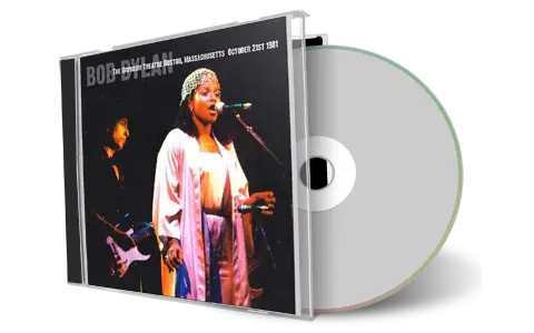 Front cover artwork of Bob Dylan 1981-10-21 CD Boston Audience