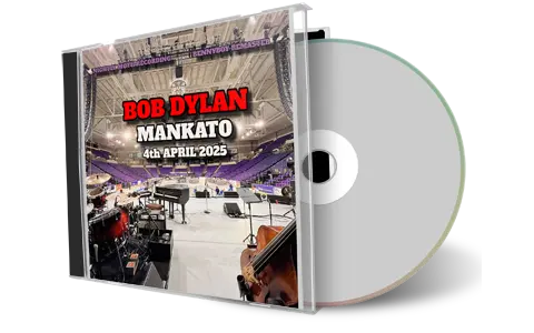 Front cover artwork of Bob Dylan 2025-04-04 CD Mankato Audience