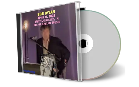 Front cover artwork of Bob Dylan 2025-04-11 CD West Lafayette Audience