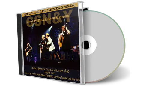 Front cover artwork of Csny 1990-04-01 CD Santa Monica Audience