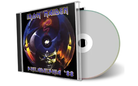 Front cover artwork of Iron Maiden 1988-07-22 CD Philadelphia Audience
