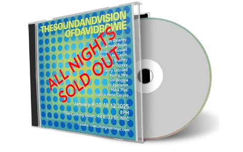 Front cover artwork of Sound And Vision Of David Bowie 2025-01-11 CD New York City Audience