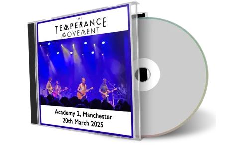 Front cover artwork of Temperance Movement 2025-03-20 CD Manchester Audience